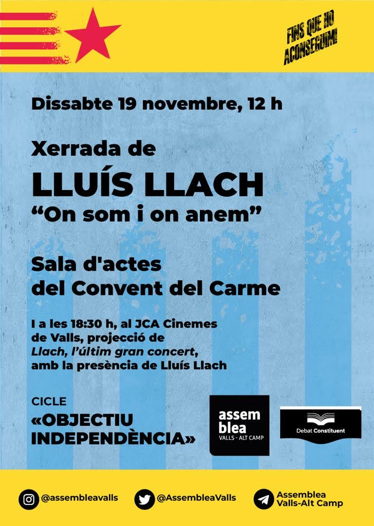 You are currently viewing Lluís Llach, a Valls