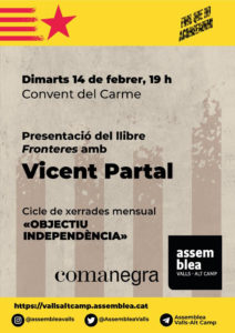 Read more about the article Vicent Partal, el convidat de febrer de l’ANC Valls-Alt Camp