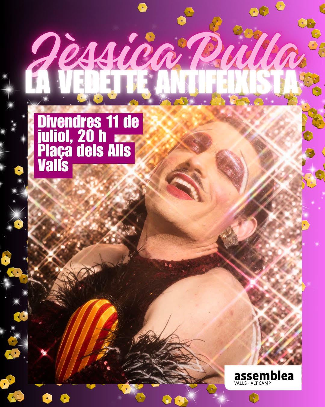 You are currently viewing Jèssica Pulla, la vedet antifeixista, actuarà el divendres 11 de juliol a Valls
